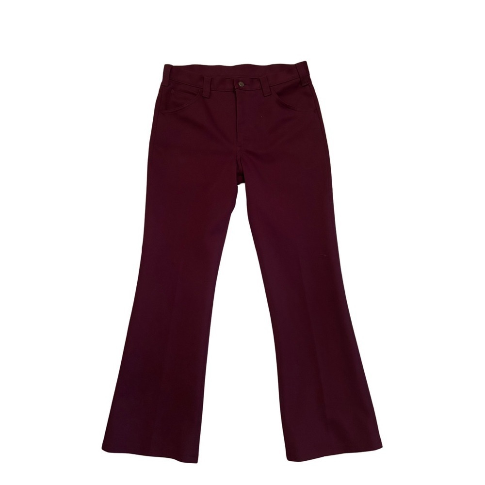 1970’s Lee’s Vintage Burgundy Flared Pants